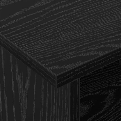 vidaXL TV-Ständer Schwarz Eichen-Optik 100 x 35 x 35 cm Holzwerkstoff