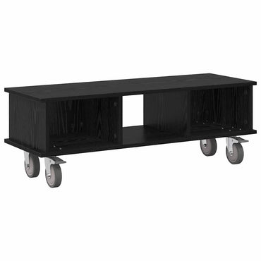vidaXL TV-Ständer Schwarz Eichen-Optik 100 x 35 x 35 cm Holzwerkstoff