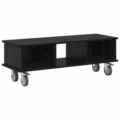 vidaXL TV-Ständer Schwarz Eichen-Optik 100 x 35 x 35 cm Holzwerkstoff