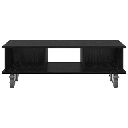 vidaXL TV-Ständer Schwarz Eichen-Optik 100 x 35 x 35 cm Holzwerkstoff
