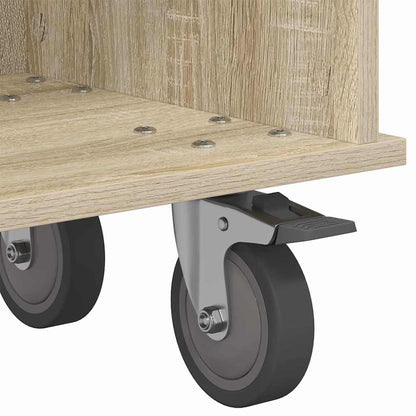 vidaXL TV-Ständer Sonoma-Eiche 100 x 35 x 35 cm Holzwerkstoff