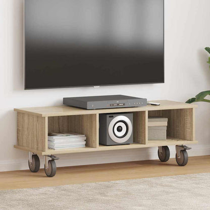 vidaXL TV-Ständer Sonoma-Eiche 100 x 35 x 35 cm Holzwerkstoff