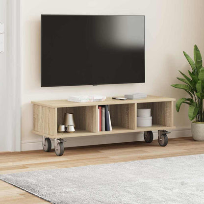 vidaXL TV-Ständer Sonoma-Eiche 100 x 35 x 35 cm Holzwerkstoff