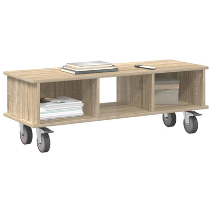 vidaXL TV-Ständer Sonoma-Eiche 100 x 35 x 35 cm Holzwerkstoff