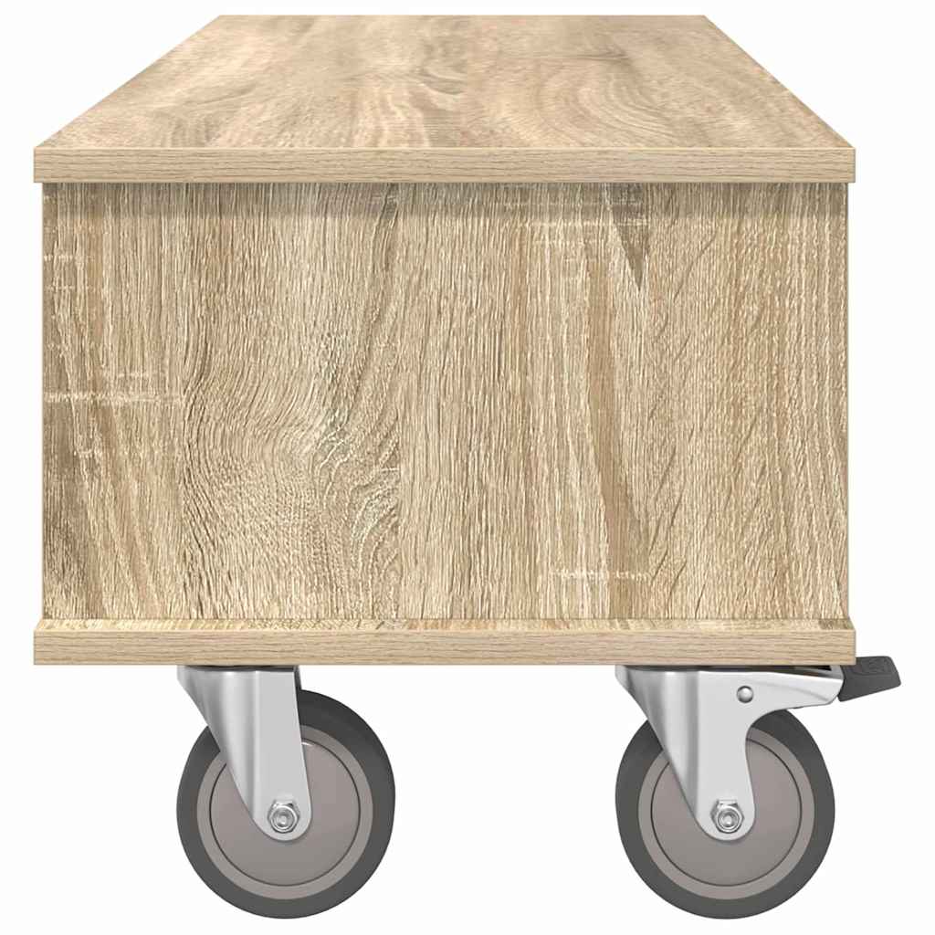 vidaXL TV-Ständer Sonoma-Eiche 100 x 35 x 35 cm Holzwerkstoff