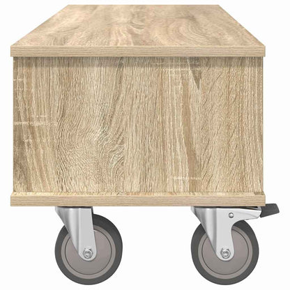 vidaXL TV-Ständer Sonoma-Eiche 100 x 35 x 35 cm Holzwerkstoff