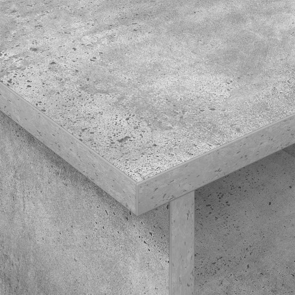 TV-Ständer Beton Grau 100 x 35 x 35 cm Holzwerkstoff