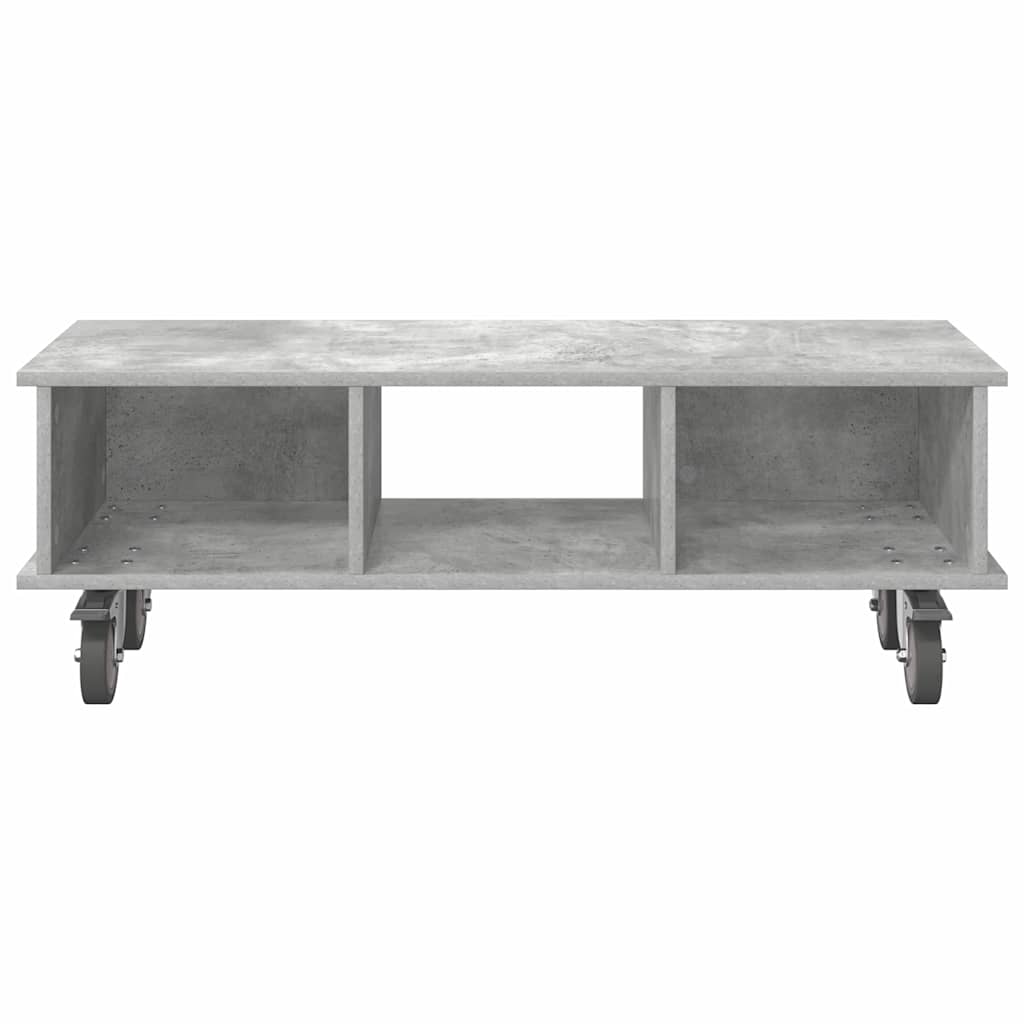 TV-Ständer Beton Grau 100 x 35 x 35 cm Holzwerkstoff