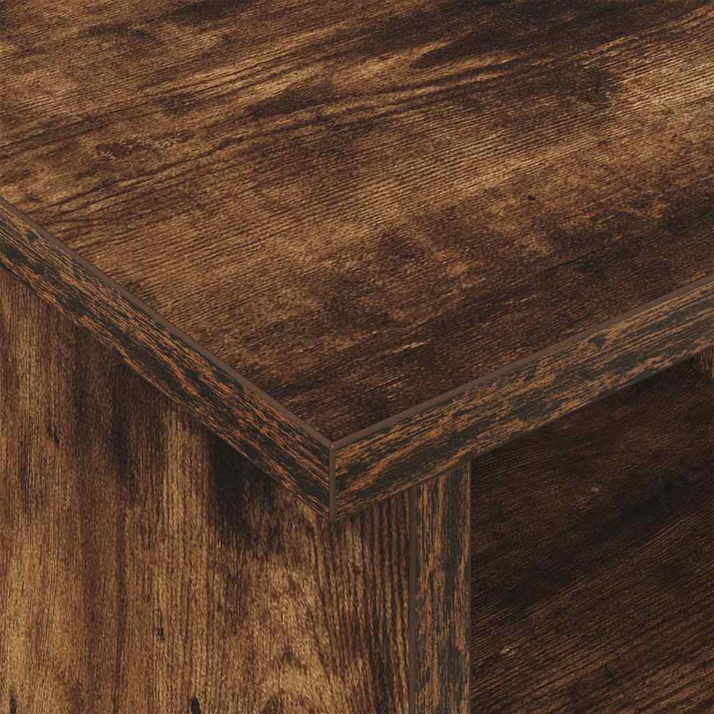 vidaXL TV-Ständer Geräucherte Eiche 100 x 35 x 35 cm Holzwerkstoff