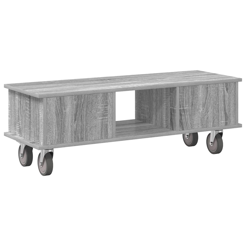 vidaXL TV-Ständer Graues Sonoma 100 x 35 x 35 cm Holzwerkstoff