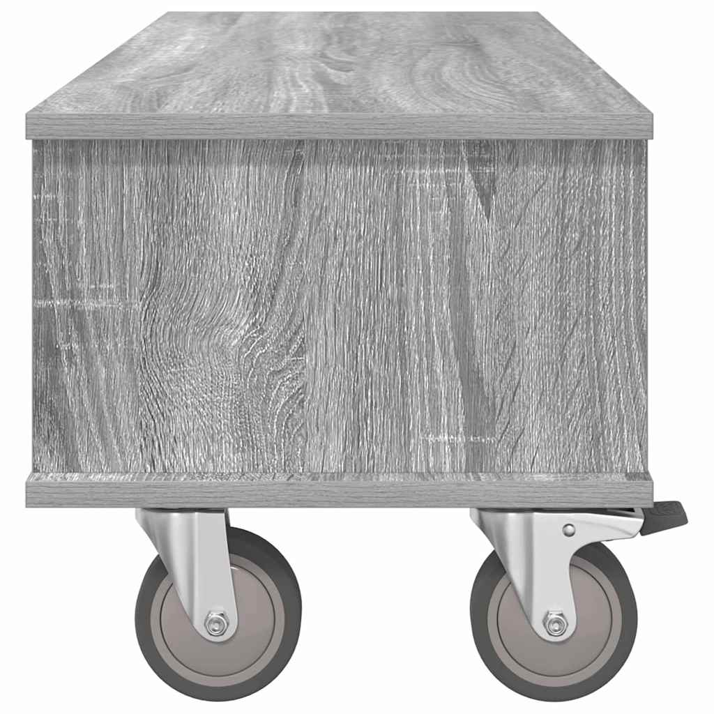 vidaXL TV-Ständer Graues Sonoma 100 x 35 x 35 cm Holzwerkstoff