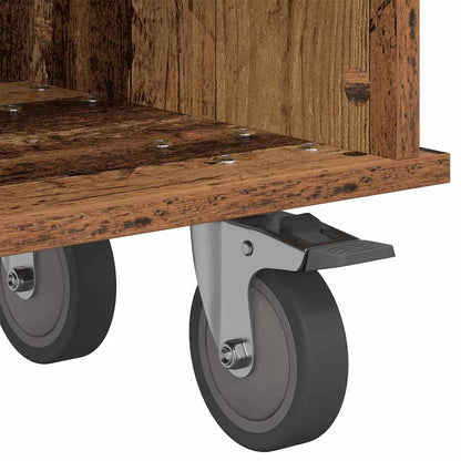 vidaXL TV-Ständer Altholz 100 x 35 x 35 cm Holzwerkstoff