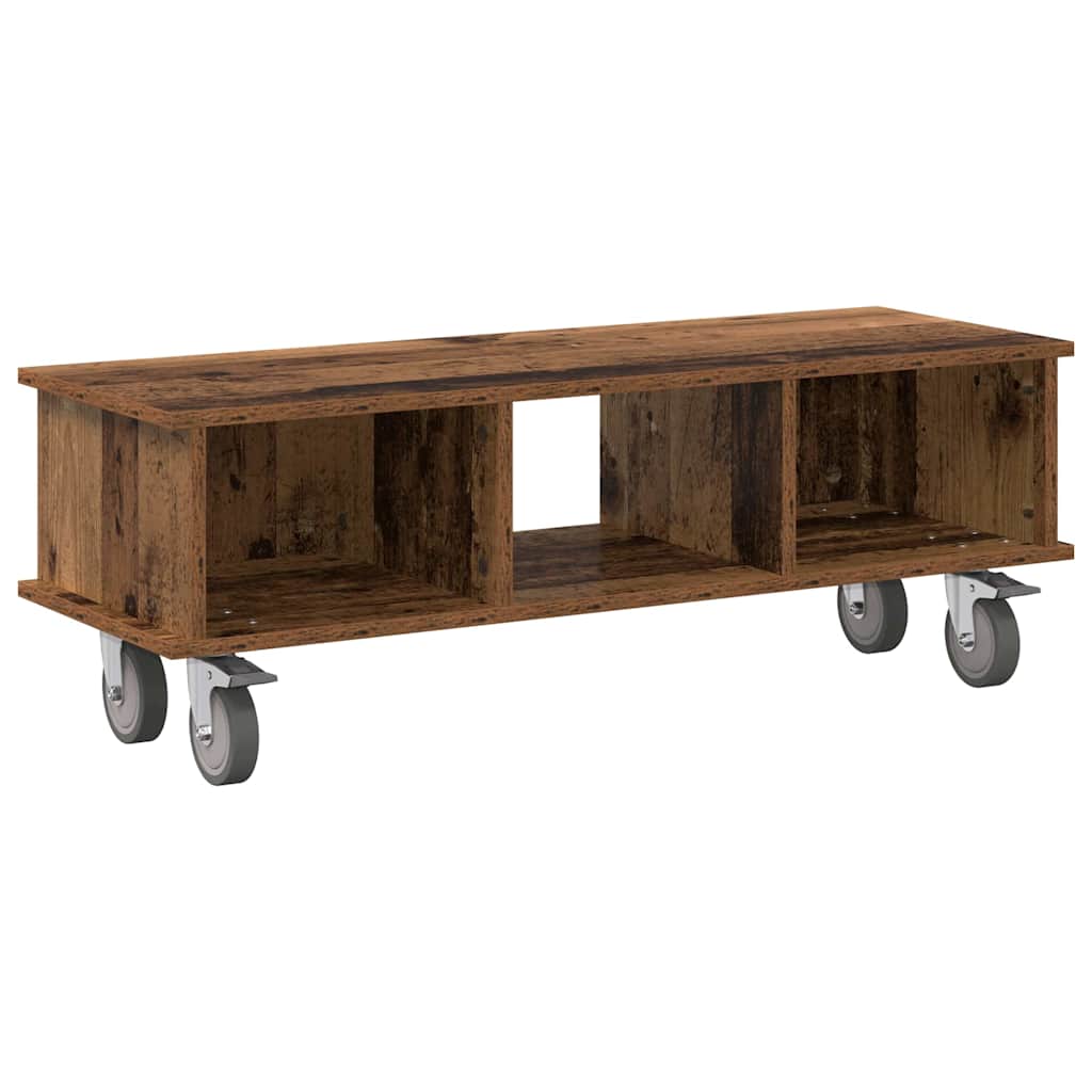 vidaXL TV-Ständer Altholz 100 x 35 x 35 cm Holzwerkstoff