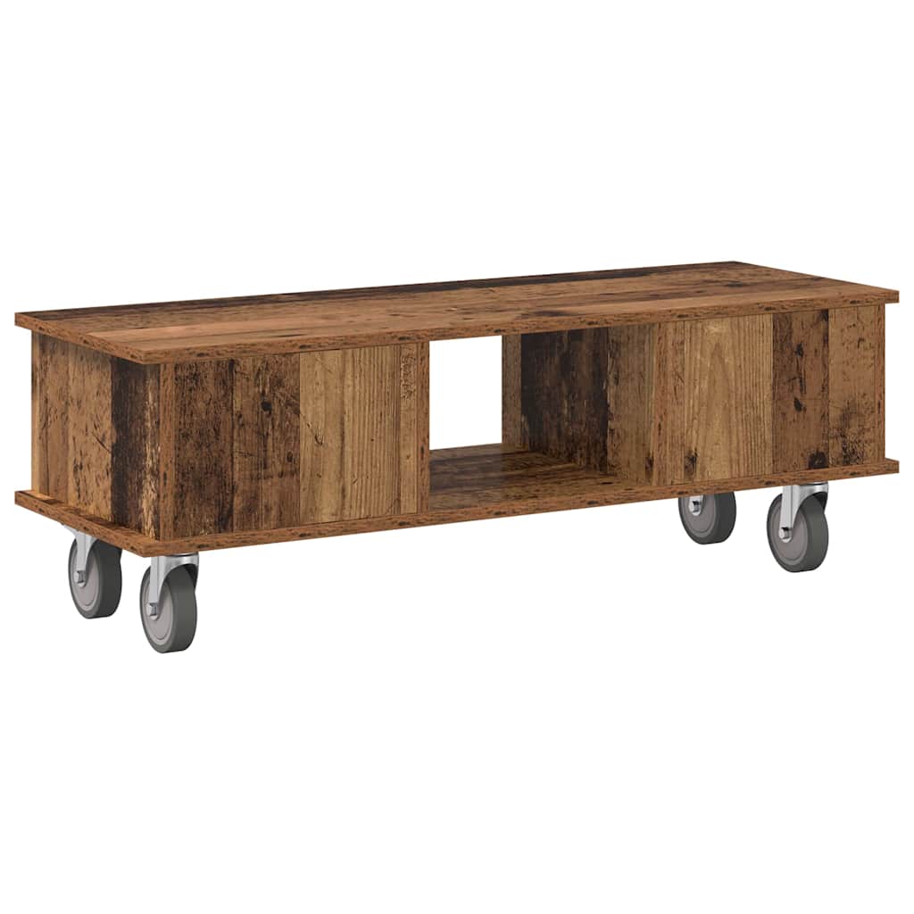 vidaXL TV-Ständer Altholz 100 x 35 x 35 cm Holzwerkstoff