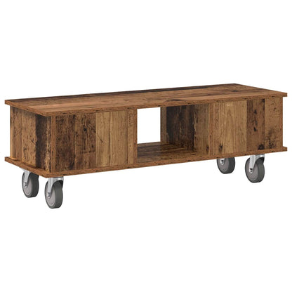 vidaXL TV-Ständer Altholz 100 x 35 x 35 cm Holzwerkstoff