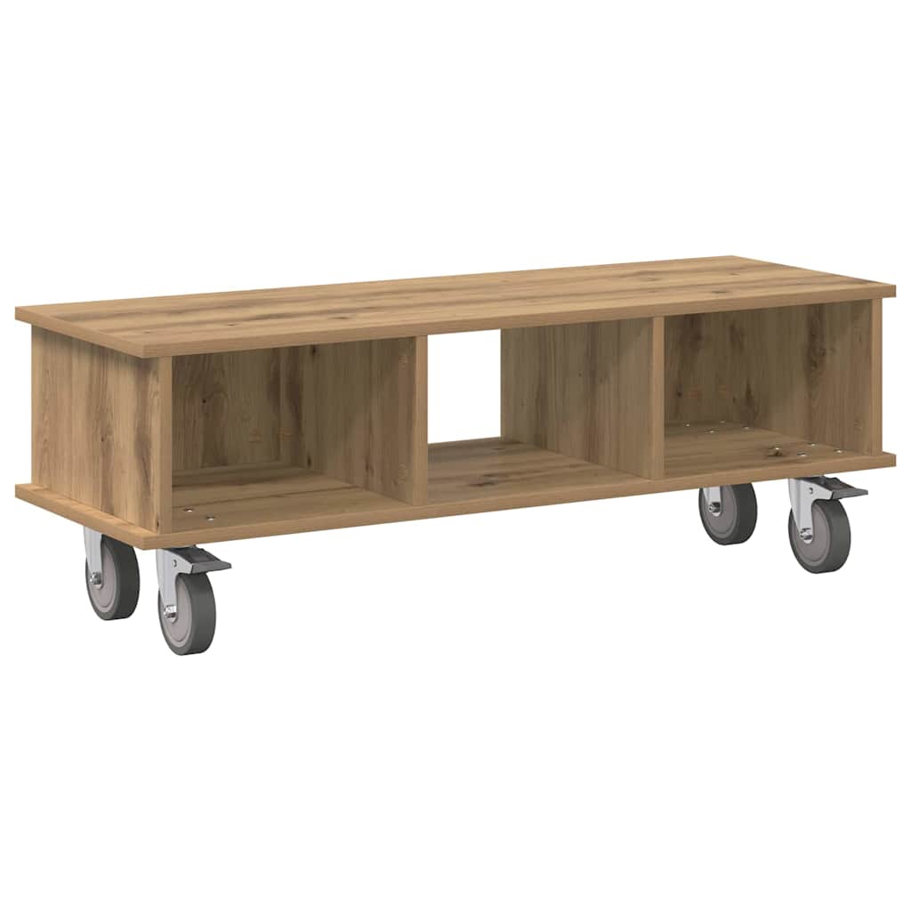vidaXL TV-Ständer Artisan-Eiche 100 x 35 x 35 cm Holzwerkstoff