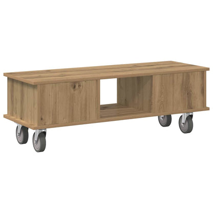 vidaXL TV-Ständer Artisan-Eiche 100 x 35 x 35 cm Holzwerkstoff