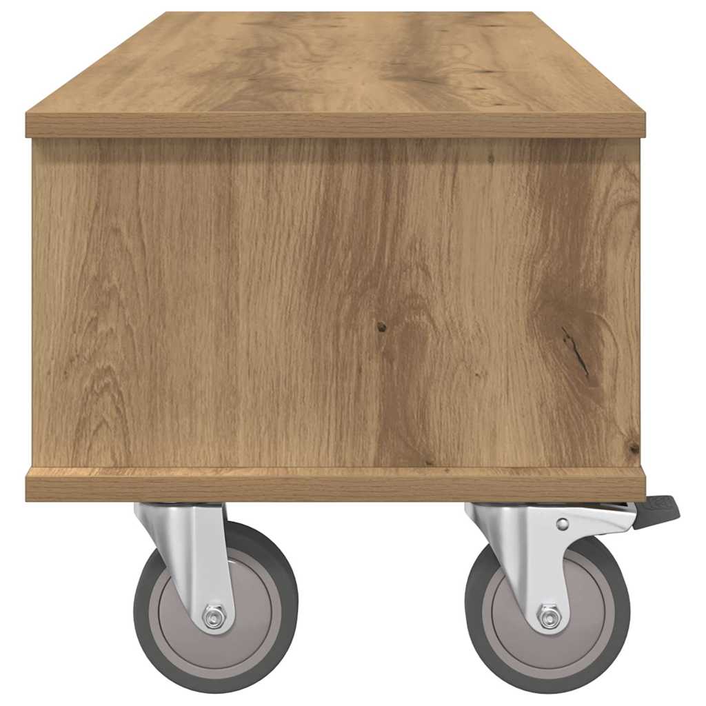 vidaXL TV-Ständer Artisan-Eiche 100 x 35 x 35 cm Holzwerkstoff
