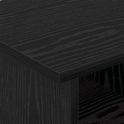 vidaXL TV-Ständer Schwarz Eichen-Optik 68,5 x 35 x 35 cm Holzwerkstoff