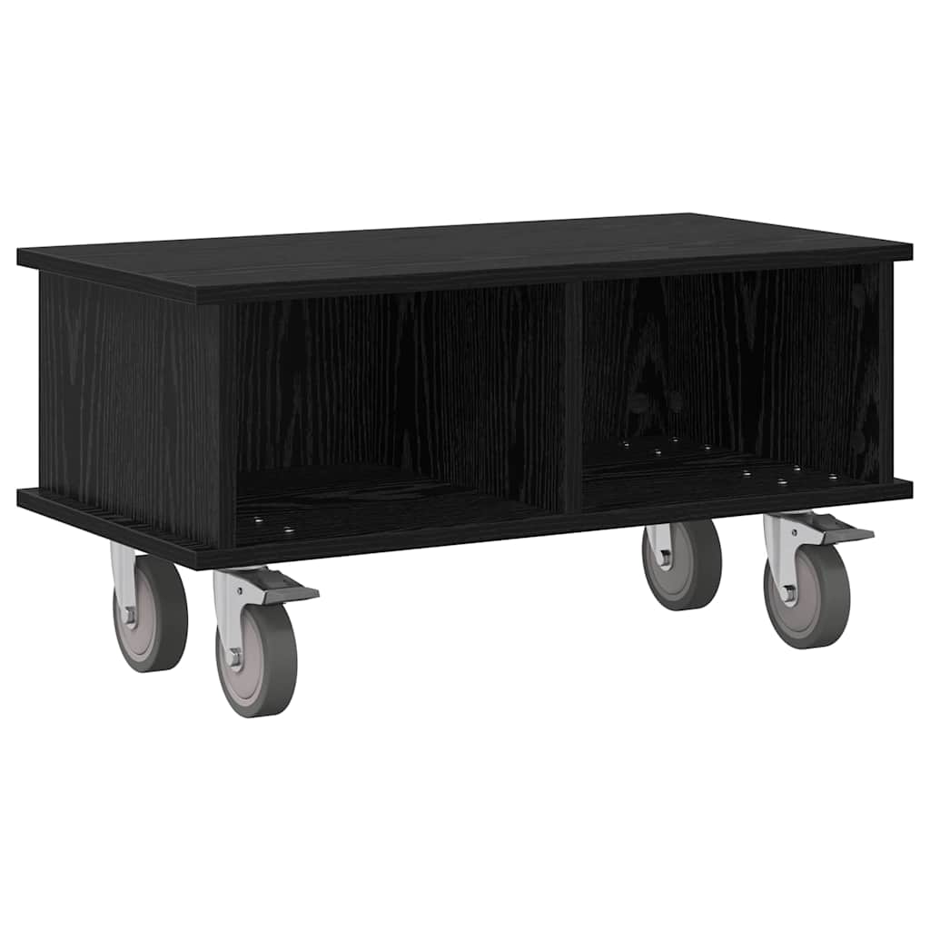 vidaXL TV-Ständer Schwarz Eichen-Optik 68,5 x 35 x 35 cm Holzwerkstoff