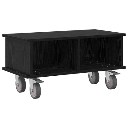 vidaXL TV-Ständer Schwarz Eichen-Optik 68,5 x 35 x 35 cm Holzwerkstoff
