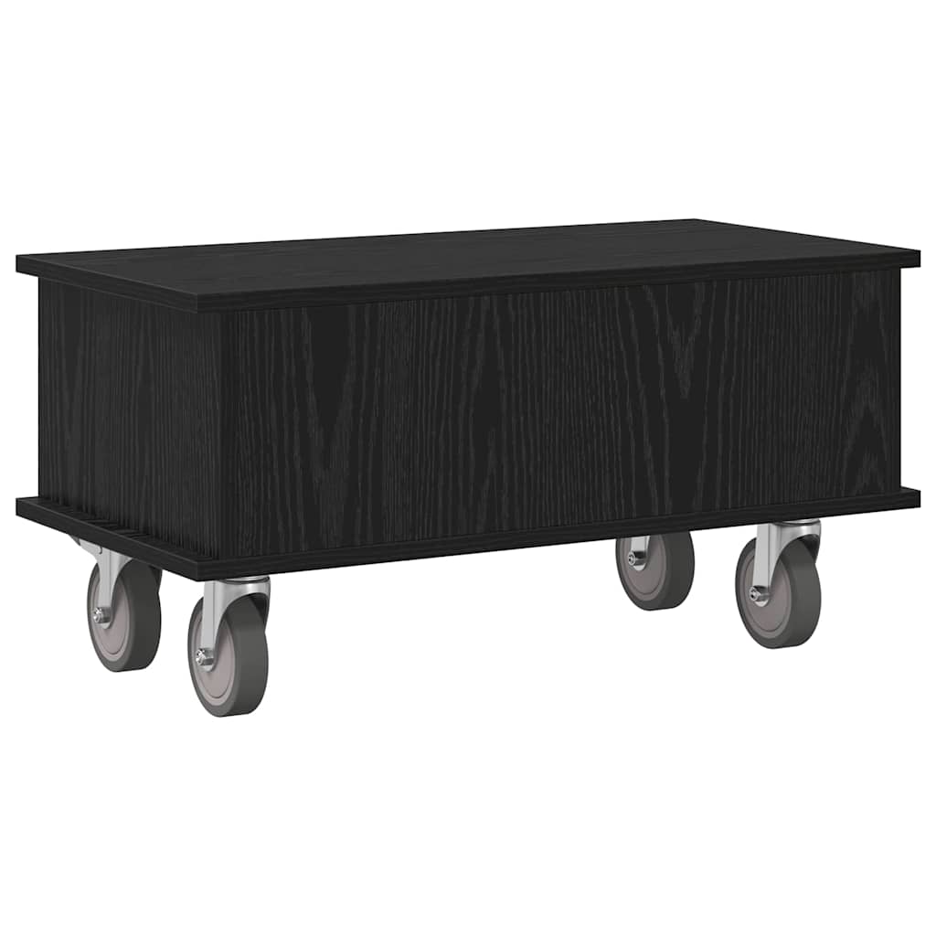 vidaXL TV-Ständer Schwarz Eichen-Optik 68,5 x 35 x 35 cm Holzwerkstoff