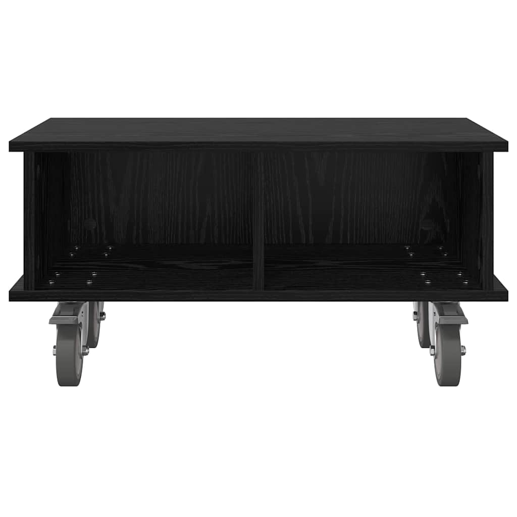 vidaXL TV-Ständer Schwarz Eichen-Optik 68,5 x 35 x 35 cm Holzwerkstoff