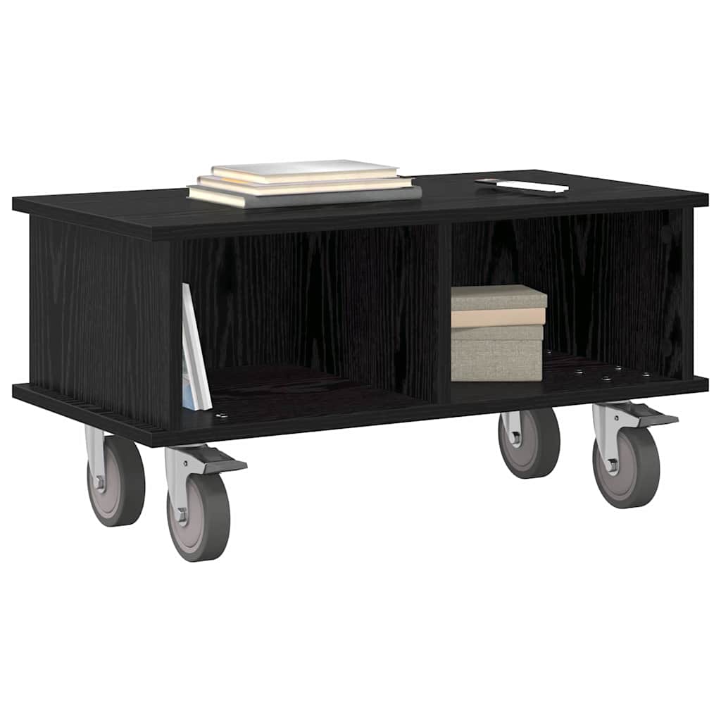 vidaXL TV-Ständer Schwarz Eichen-Optik 68,5 x 35 x 35 cm Holzwerkstoff