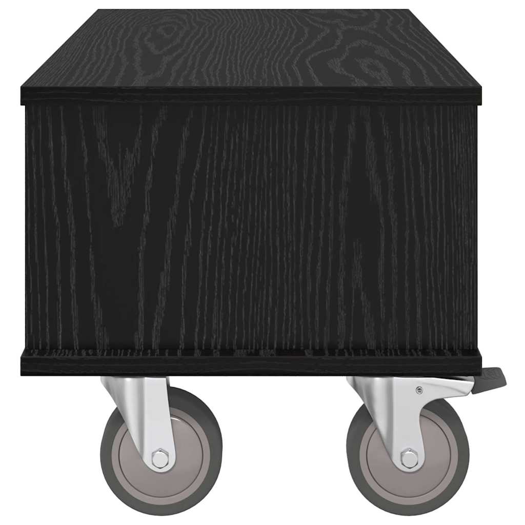 vidaXL TV-Ständer Schwarz Eichen-Optik 68,5 x 35 x 35 cm Holzwerkstoff