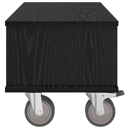 vidaXL TV-Ständer Schwarz Eichen-Optik 68,5 x 35 x 35 cm Holzwerkstoff