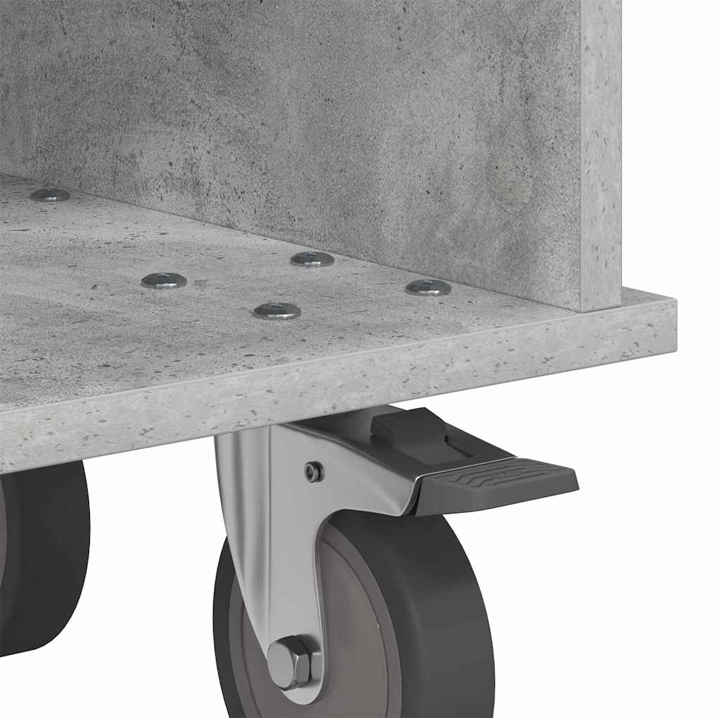 vidaXL TV-Ständer Beton Grau 68,5 x 35 x 35 cm Holzwerkstoff