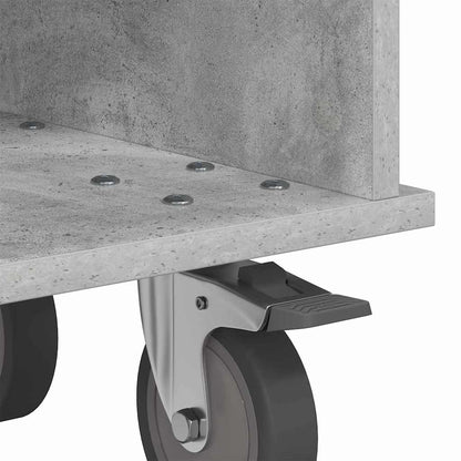 vidaXL TV-Ständer Beton Grau 68,5 x 35 x 35 cm Holzwerkstoff