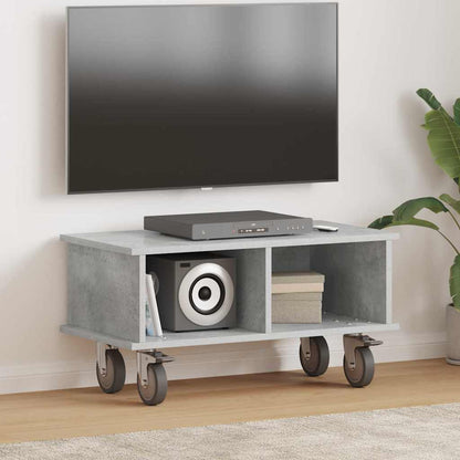 vidaXL TV-Ständer Beton Grau 68,5 x 35 x 35 cm Holzwerkstoff