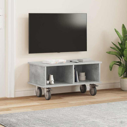 vidaXL TV-Ständer Beton Grau 68,5 x 35 x 35 cm Holzwerkstoff