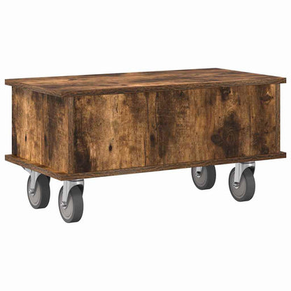 vidaXL TV-Ständer Geräucherte Eiche 68,5 x 35 x 35 cm Holzwerkstoff