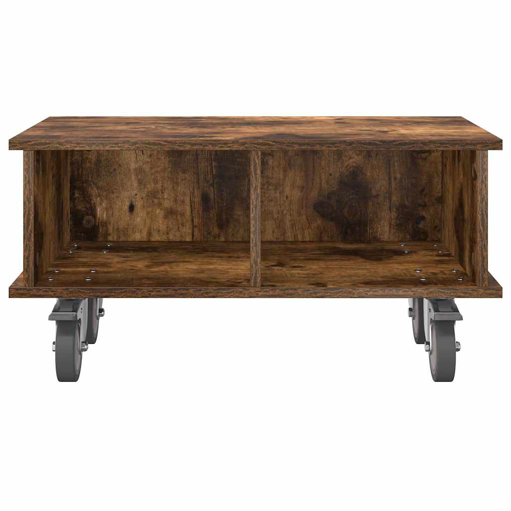 vidaXL TV-Ständer Geräucherte Eiche 68,5 x 35 x 35 cm Holzwerkstoff