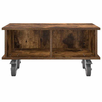 vidaXL TV-Ständer Geräucherte Eiche 68,5 x 35 x 35 cm Holzwerkstoff