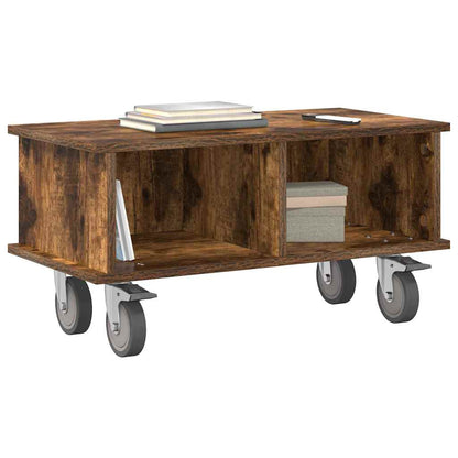 vidaXL TV-Ständer Geräucherte Eiche 68,5 x 35 x 35 cm Holzwerkstoff
