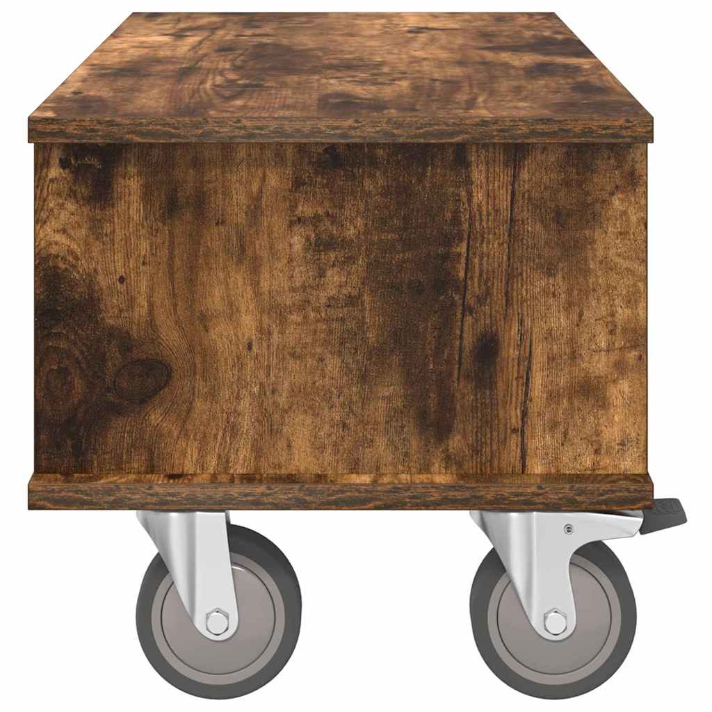 vidaXL TV-Ständer Geräucherte Eiche 68,5 x 35 x 35 cm Holzwerkstoff