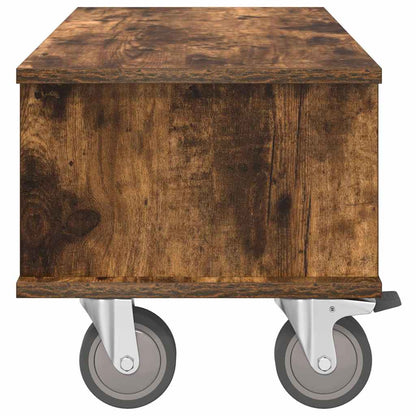 vidaXL TV-Ständer Geräucherte Eiche 68,5 x 35 x 35 cm Holzwerkstoff