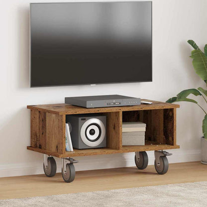 vidaXL TV-Ständer Altholz 68,5 x 35 x 35 cm Holzwerkstoff