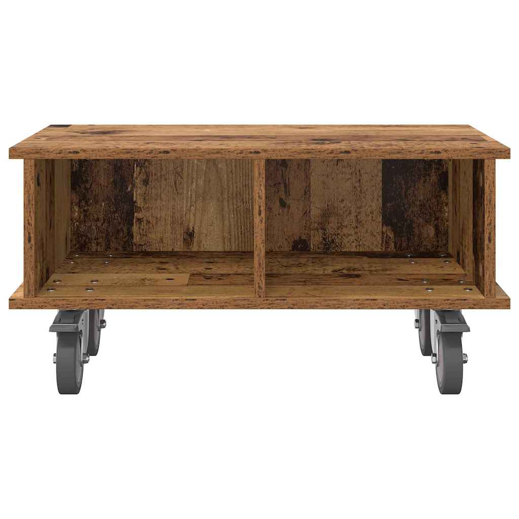 vidaXL TV-Ständer Altholz 68,5 x 35 x 35 cm Holzwerkstoff
