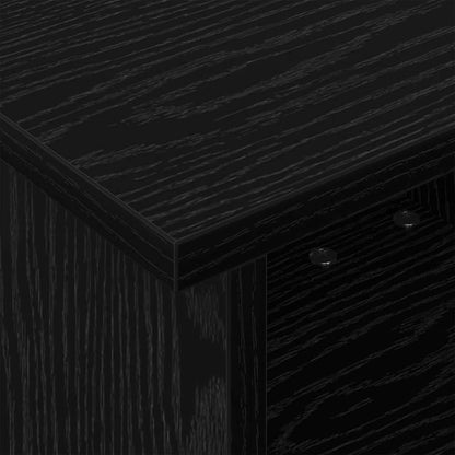 vidaXL TV-Ständer Schwarz Eichen-Optik 37 x 35 x 35 cm Holzwerkstoff