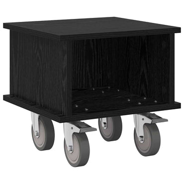 vidaXL TV-Ständer Schwarz Eichen-Optik 37 x 35 x 35 cm Holzwerkstoff