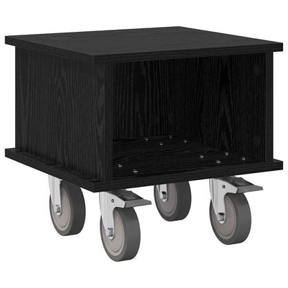vidaXL TV-Ständer Schwarz Eichen-Optik 37 x 35 x 35 cm Holzwerkstoff