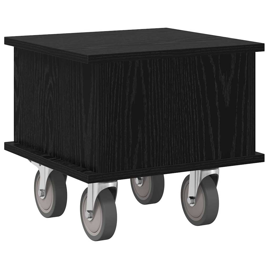 vidaXL TV-Ständer Schwarz Eichen-Optik 37 x 35 x 35 cm Holzwerkstoff
