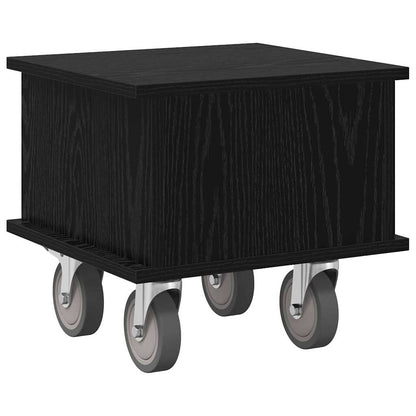 vidaXL TV-Ständer Schwarz Eichen-Optik 37 x 35 x 35 cm Holzwerkstoff