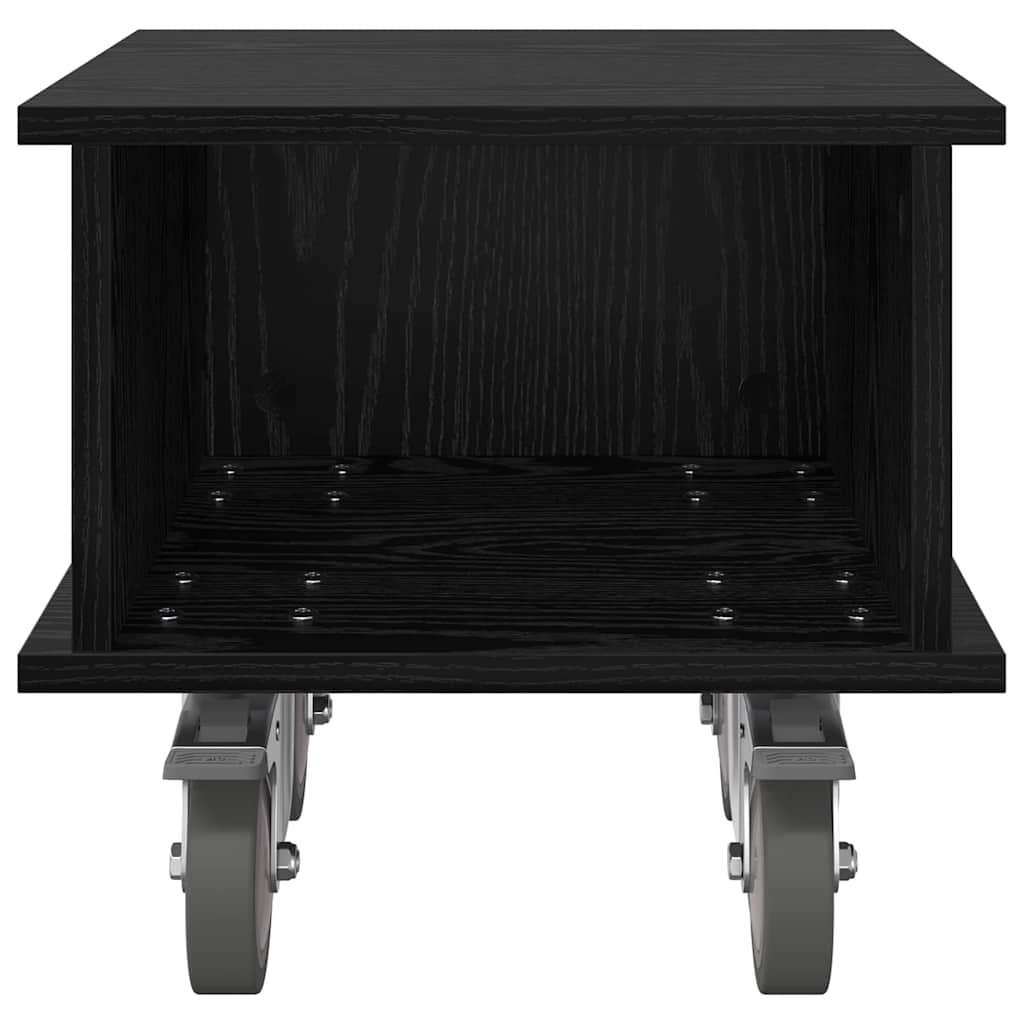 vidaXL TV-Ständer Schwarz Eichen-Optik 37 x 35 x 35 cm Holzwerkstoff