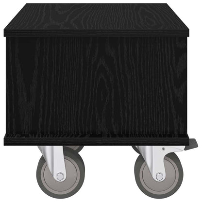 vidaXL TV-Ständer Schwarz Eichen-Optik 37 x 35 x 35 cm Holzwerkstoff