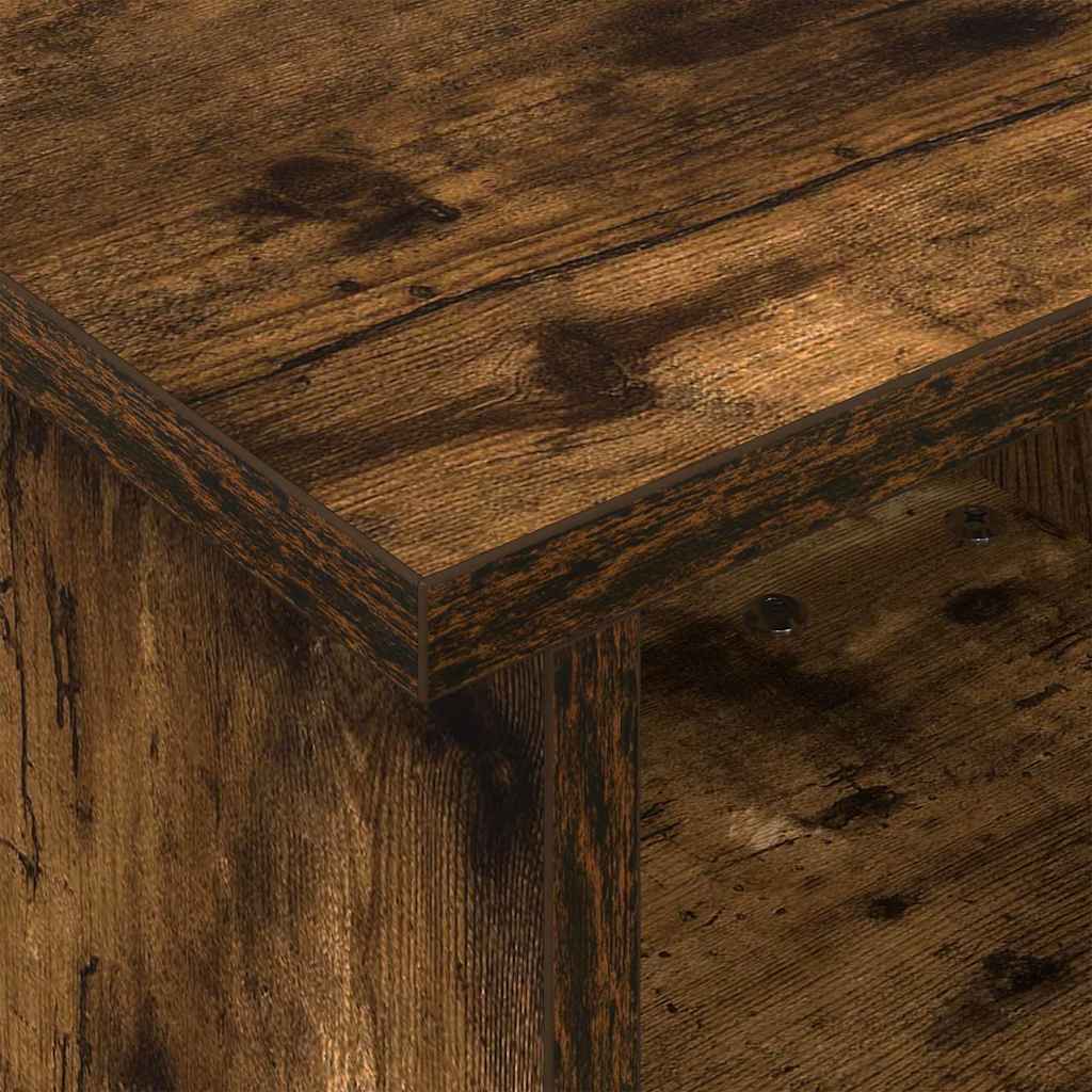 vidaXL TV-Ständer Geräucherte Eiche 37 x 35 x 35 cm Holzwerkstoff